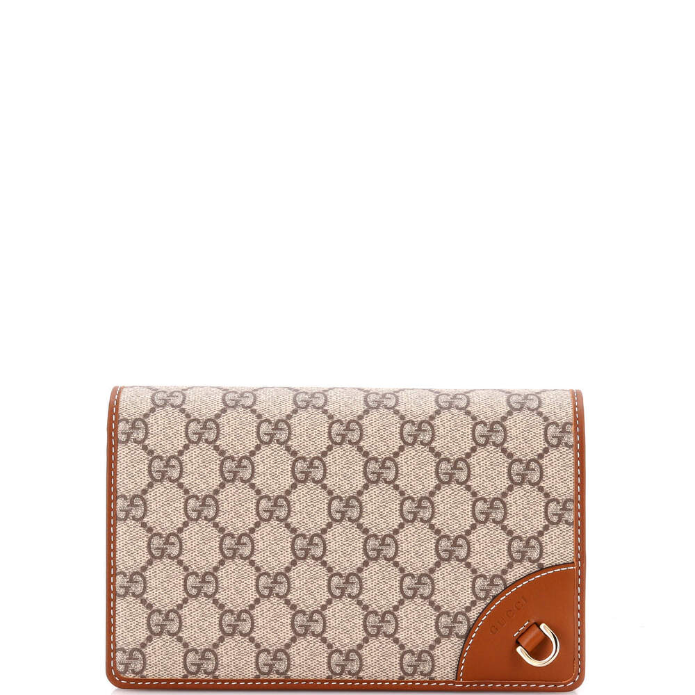 Gucci Emblem Wallet on Strap